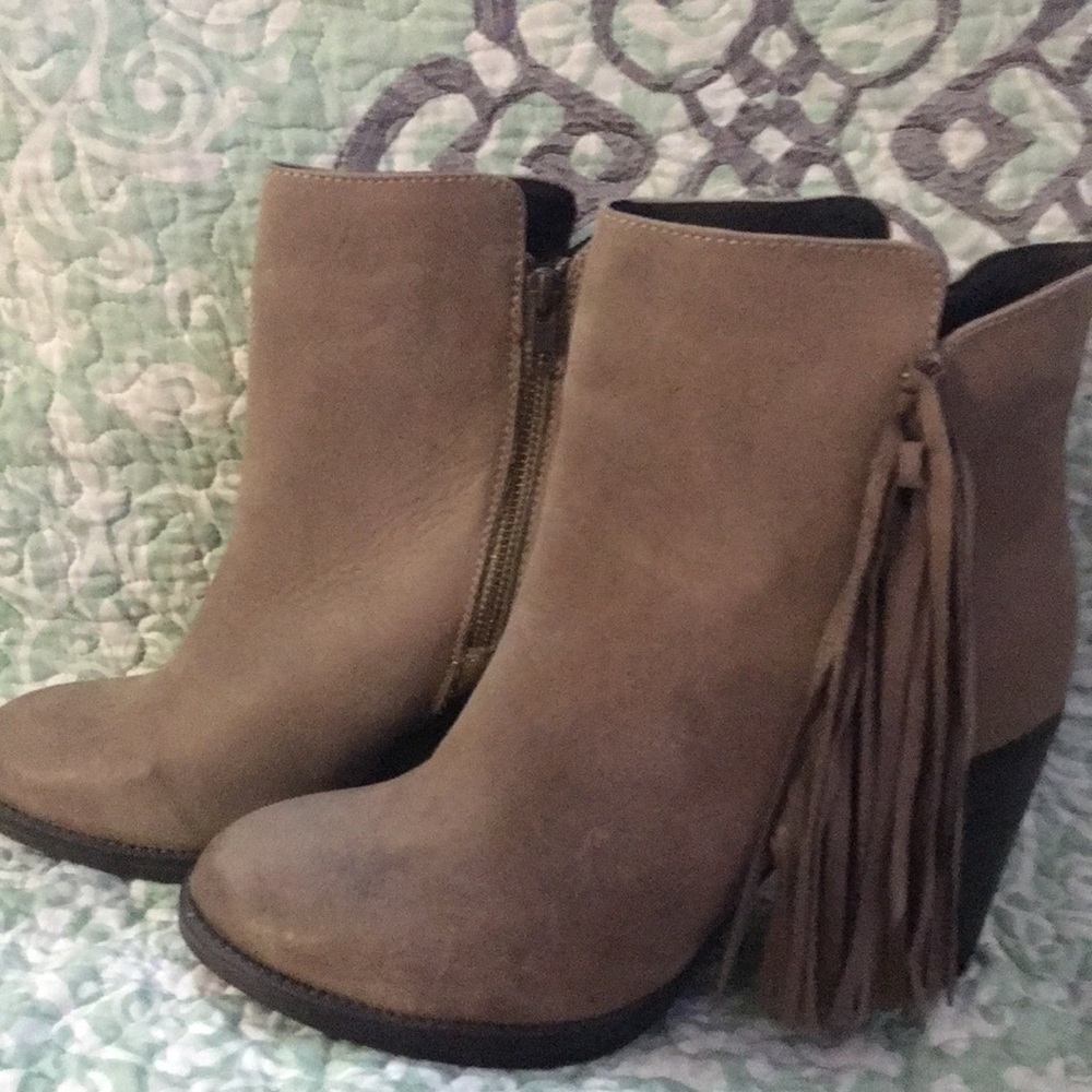 Steve Madden Fringe Booties